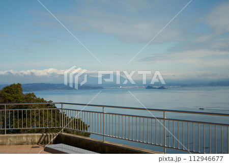 吉野公園から眺める霧島連山の風景 吉野公園から眺める霧島連山の風景 112946677
