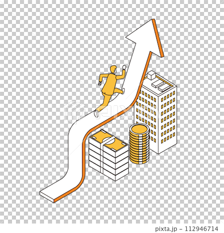 商人升遷加薪的形象說明 商人升遷加薪的形象說明 112946714