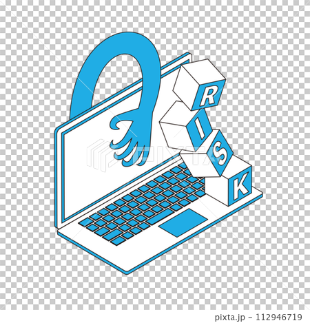 Cyber risk image illustration 112946719