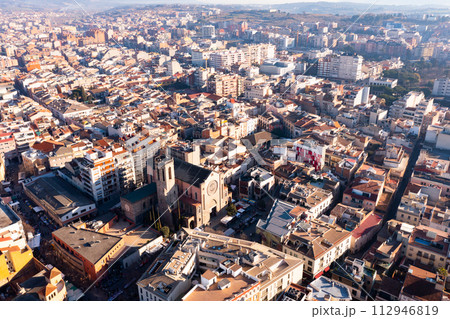 Aerial photo of Granollers in Catalonia, Spain Aerial photo of Granollers in Catalonia, Spain 112946819