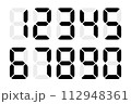 デジタル数字 112948361