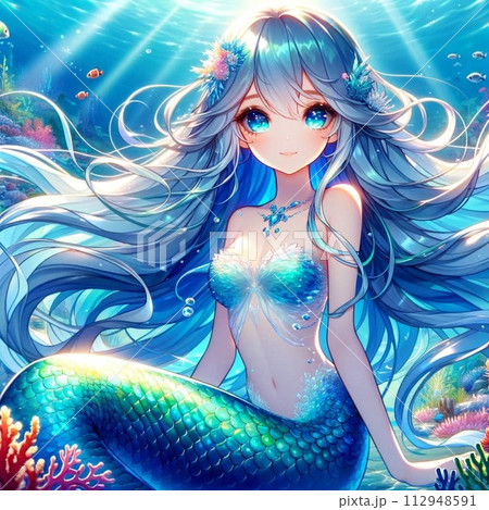 人魚姫のイラスト素材 [112948591] - PIXTA