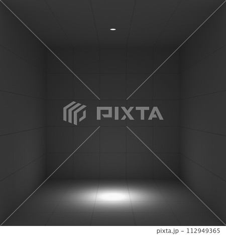 【3DCG】照明器具の配光測定ボックス 112949365