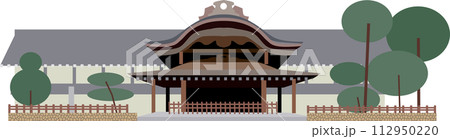 埼玉県　正面から見た川越城全体　 112950220