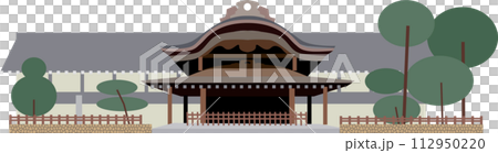 埼玉県　正面から見た川越城全体　 112950220