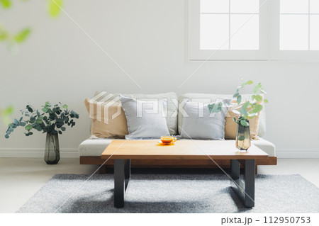 ソファのあるリビング 112950753