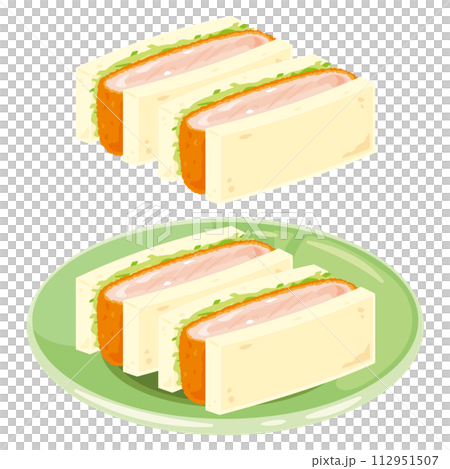 Cutlet sandwich set 112951507