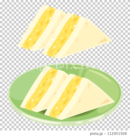 卵サンドセット 112951509