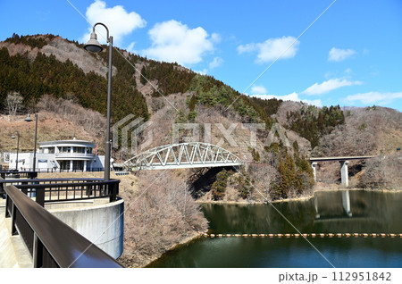 春の早池峰ダム 春の早池峰ダム 112951842