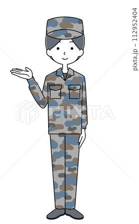 案内 航空自衛隊 迷彩服(女性) 案内 航空自衛隊 迷彩服(女性) 112952404