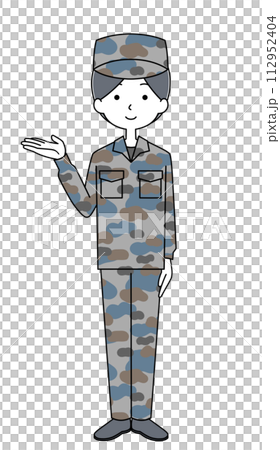 案内 航空自衛隊 迷彩服(女性) 案内 航空自衛隊 迷彩服(女性) 112952404