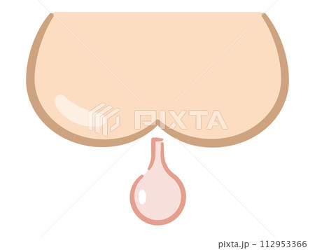 おしりと浣腸のイラスト 112953366