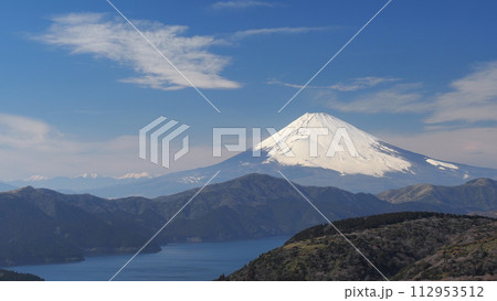 芦ノ湖と富士山2 芦ノ湖と富士山2 112953512