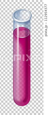 試験管に入った液体 112954377