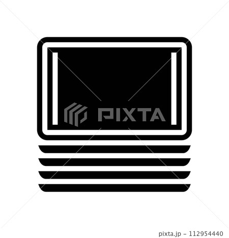 serving trays restaurant equipment glyph icon vector illustration serving trays restaurant equipment glyph icon vector illustration 112954440