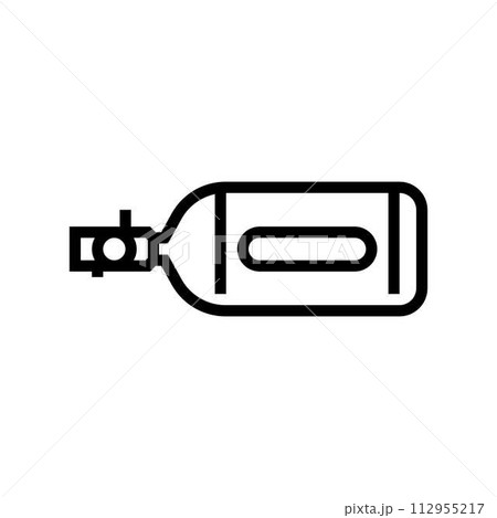 goggles paintball game line icon vector illustration goggles paintball game line icon vector illustration 112955217