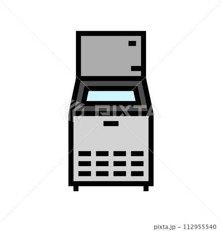 ice maker restaurant equipment color icon vector illustration ice maker restaurant equipment color icon vector illustration 112955540