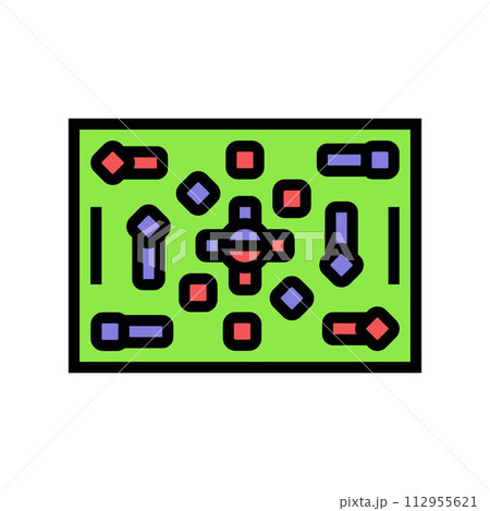 field paintball game color icon vector illustration 112955621
