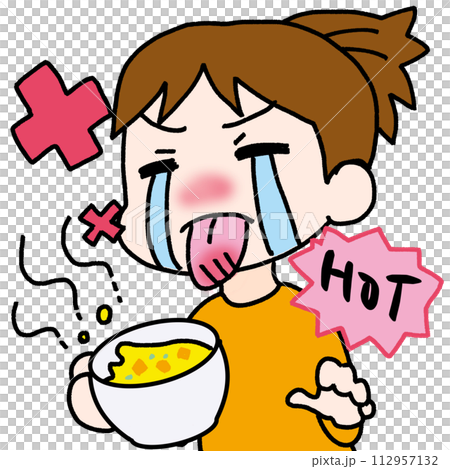 貓舌頭女人吃了熱東西就哭 112957132