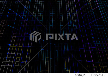 サイバー空間の背景 サイバー空間の背景 112957312