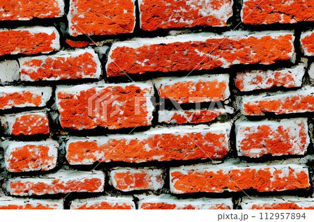 Brick texture for the background. High quality photo 112957894