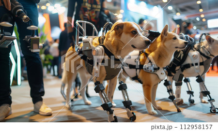 怪我や病気で、最新技術のテックウェアを身に着け、暮らしを取り戻した犬 怪我や病気で、最新技術のテックウェアを身に着け、暮らしを取り戻した犬 112958157
