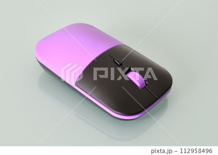 The Pink computer mouse close up The Pink computer mouse close up 112958496