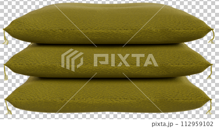 Zabuton 合成黃色剪紙 3 張 112959102