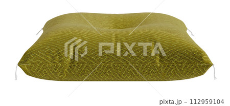 座布団 切り抜き 合成用 黄色 座布団 切り抜き 合成用 黄色 112959104