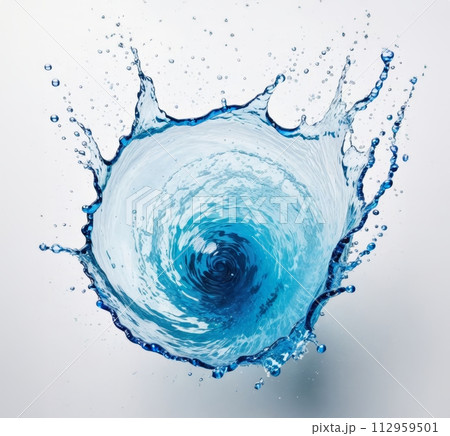 美しい水しぶき　splash 112959501