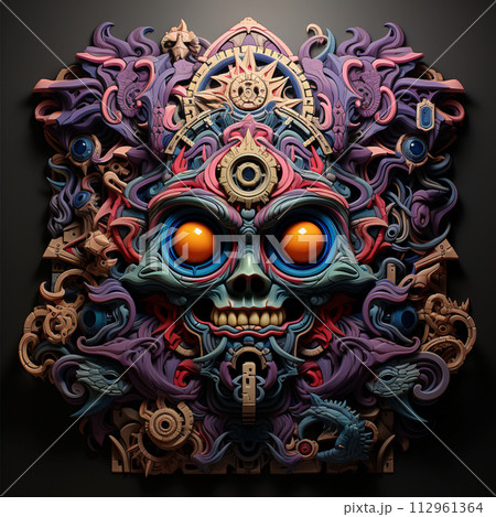 ハイプノティック・ビジョンズ / サイケトランス・グラフィックアート 112961364