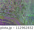 Abstract psychedelic background, Screen glitch texture. 112962832