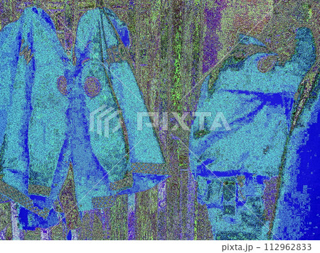 Screen glitch texture, abstract psychedelic background. Screen glitch texture, abstract psychedelic background. 112962833