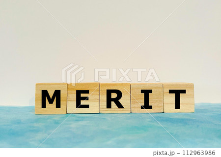 MERITの文字タイトル 112963986