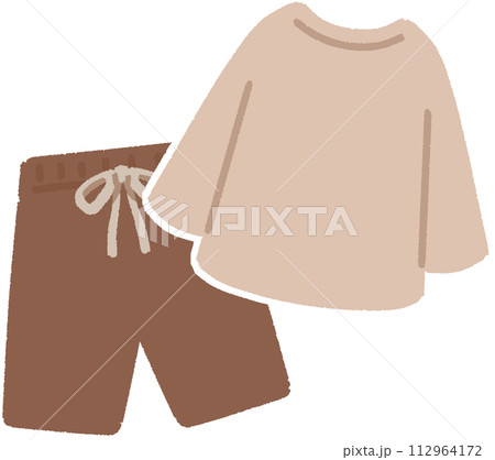 Tシャツと短パン 112964172