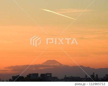夕焼け Tokyo-bay 112965712