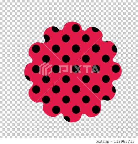 Hanamaru motif illustration Hanamaru motif illustration 112965713