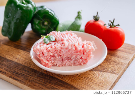 豚と鶏の合挽肉と野菜 112966727