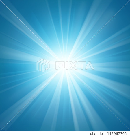 Illuminated Blue Light Background, Vector Illustration 112967763