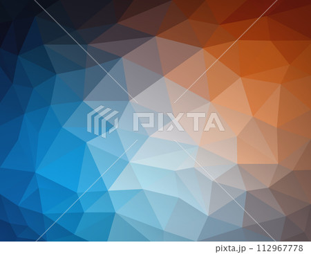 Abstract Nature Geometric Triangular Low Poly Background, Vector Illustration 112967778