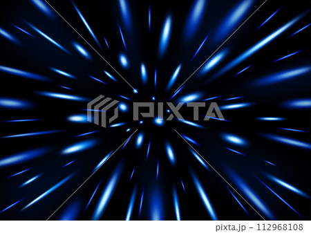 Blue Glitter Particle Raining Vector Illustration 112968108