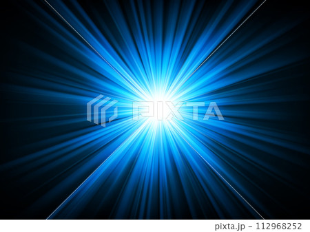 Gold light shining from darkness, Vector illustration 112968252