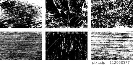 Black and white grunge. Distress overlay texture. Abstract surface dust and rough dirty wall background concept. Distress illustration simply place over object to create grunge effect. Vector EPS10. 112968577