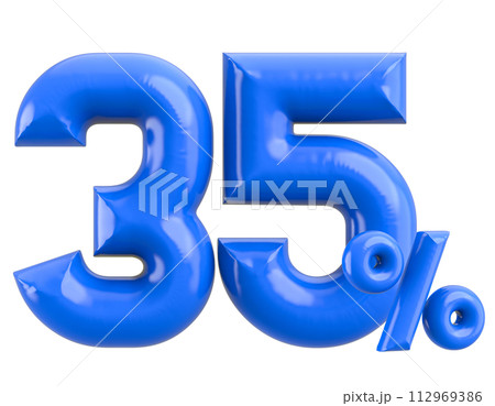 Number And Sign 3D Render For Discount Number And Sign 3D Render For Discount 112969386
