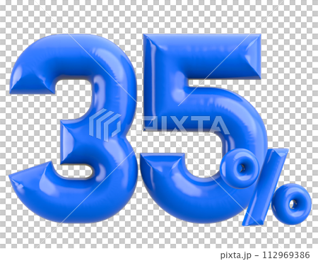 Number And Sign 3D Render For Discount Number And Sign 3D Render For Discount 112969386