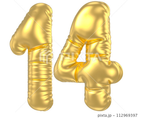 Number And Sign 3D Render For Discount 112969397