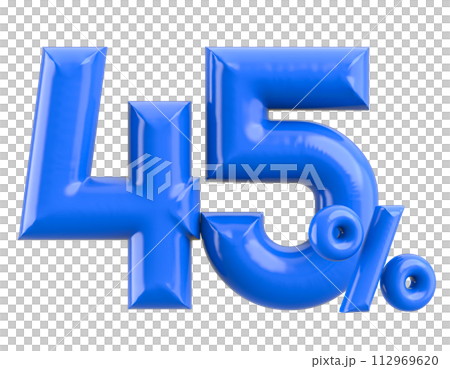 Number 3D Render For Discount  112969620