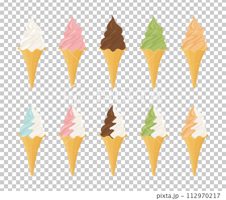 ソフトクリームセット 112970217