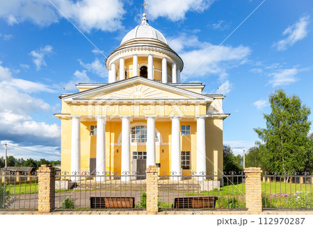 Cathedral of the Assumption of the Blessed Virgin Mary in Lubytino, Novgorod region, Russia Cathedral of the Assumption of the Blessed Virgin Mary in Lubytino, Novgorod region, Russia 112970287