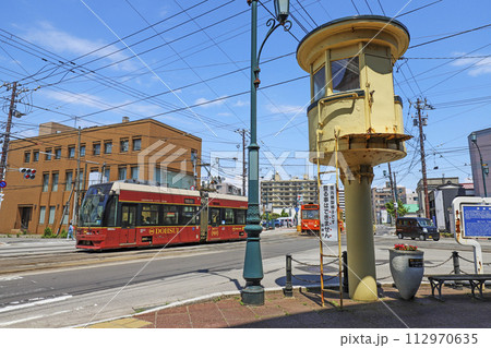 函館市路面電車の旧操車塔 112970635